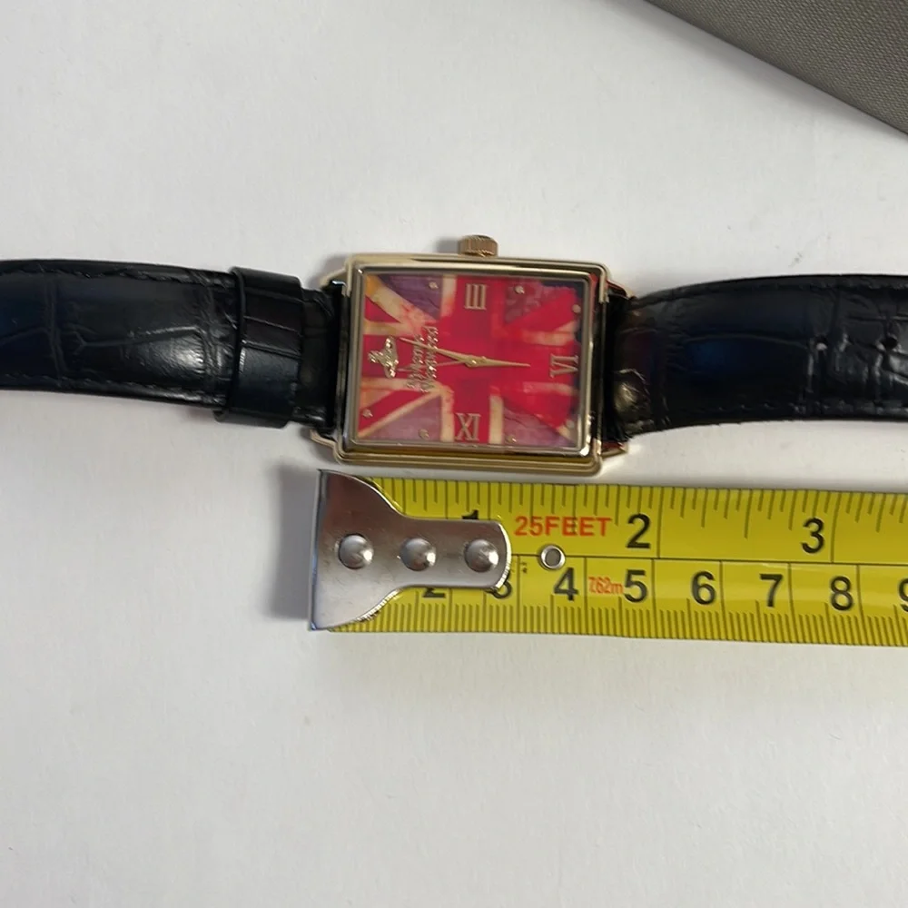 SOLD - Vivienne Westwood iconic UNION JACK IMPERIALIST WATCH NWT - Picture 9 of 10